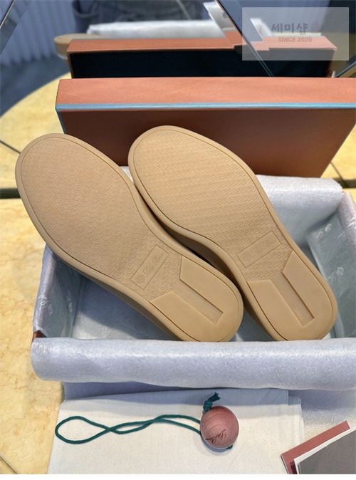로로피아나 로로피아나 테니스 워크 레이스업 스니커즈 신발 18번 이미지
