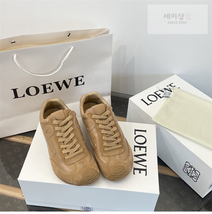 Loewe 로에베 발레러너 2.0 소프트 카프스킨 시나몬 신발 5번 이미지