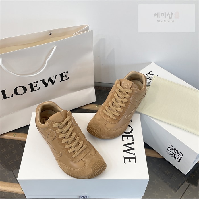 Loewe 로에베 발레러너 2.0 소프트 카프스킨 시나몬 신발 8번 이미지