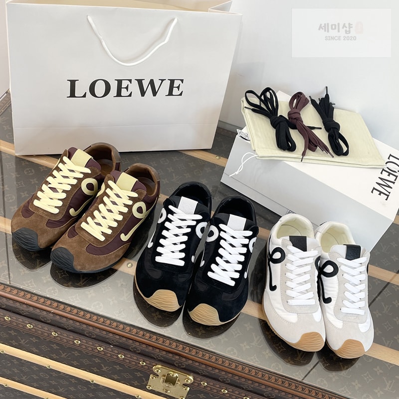 Loewe 로에베 발레 러너 2.0 나일론 카프스킨 신발 1번 이미지