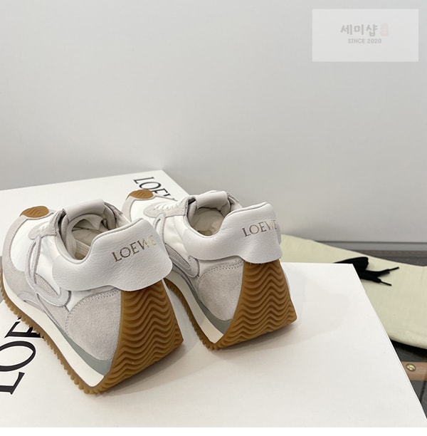 Loewe 로에베 플로우 러너 스니커즈 스웨이드 나일론 골드 블랙 신발 21번 이미지