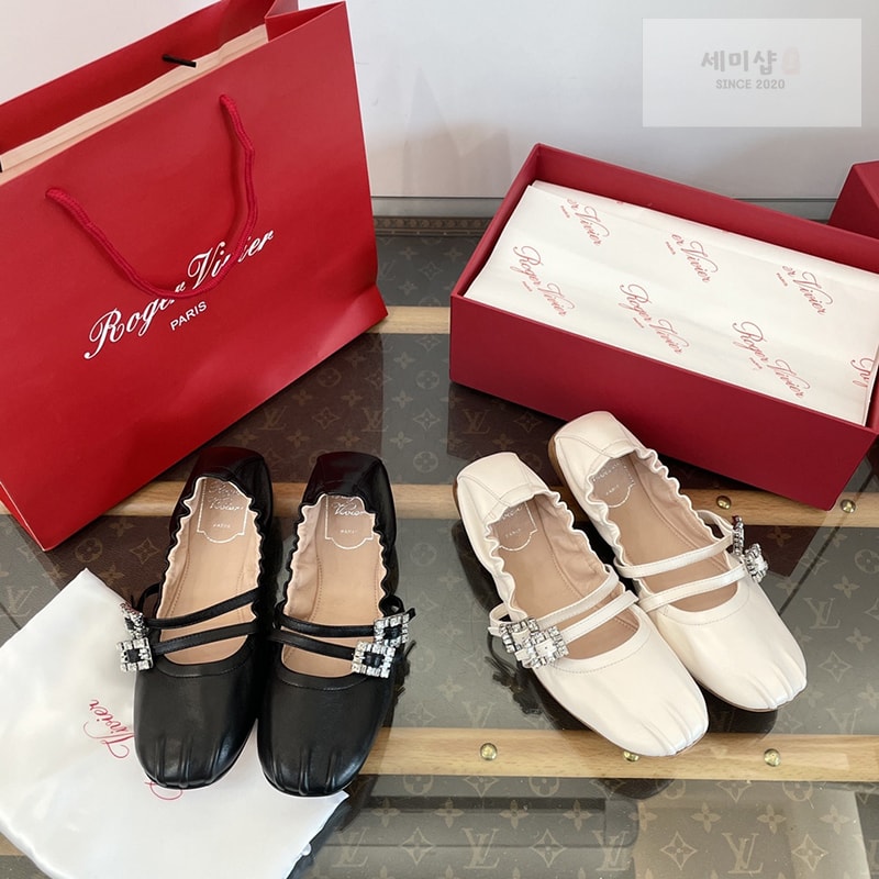 Roger Vivier 로저비비에 스트랩 발레리나 플랫 슈즈 신발 1번 이미지