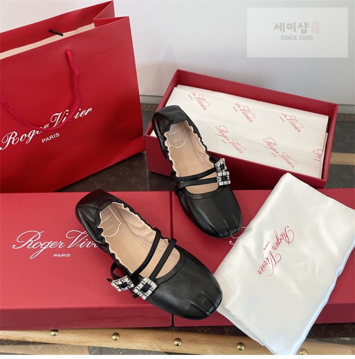 Roger Vivier 로저비비에 스트랩 발레리나 플랫 슈즈 신발 4번 이미지