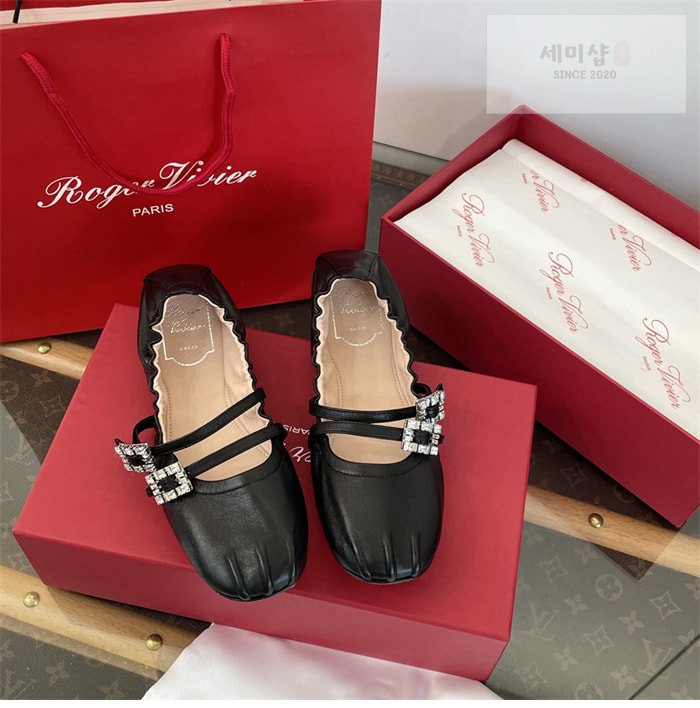 Roger Vivier 로저비비에 스트랩 발레리나 플랫 슈즈 신발 5번 이미지