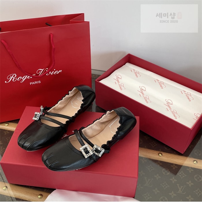 Roger Vivier 로저비비에 스트랩 발레리나 플랫 슈즈 신발 6번 이미지