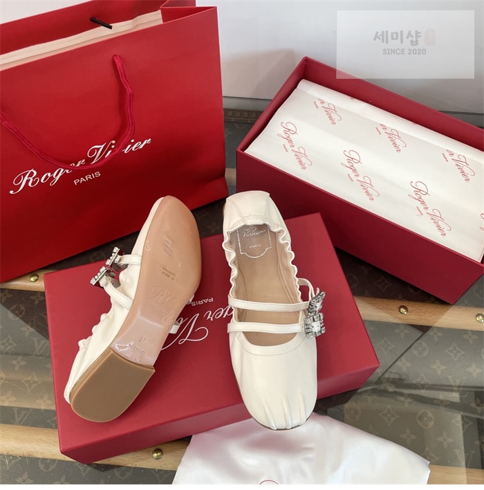 Roger Vivier 로저비비에 스트랩 발레리나 플랫 슈즈 신발 19번 이미지