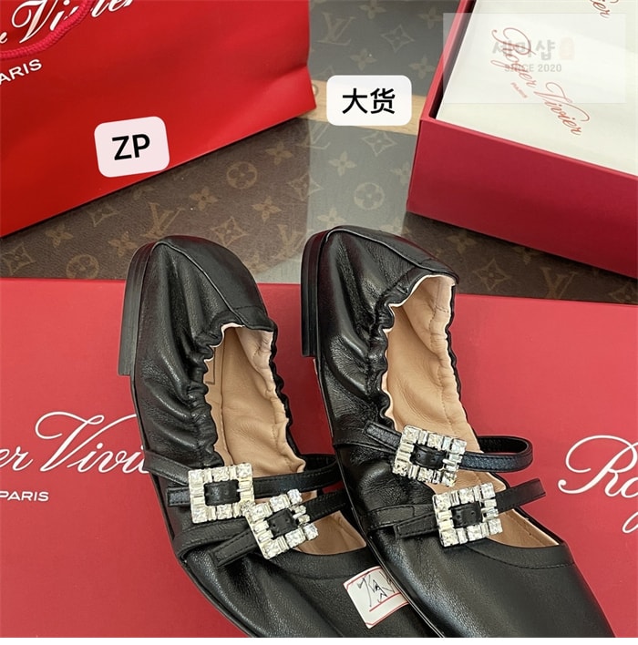 Roger Vivier 로저비비에 스트랩 발레리나 플랫 슈즈 신발 23번 이미지