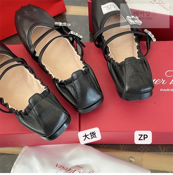 Roger Vivier 로저비비에 스트랩 발레리나 플랫 슈즈 신발 25번 이미지