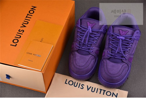 Louis Vuitton 루이비통 LV 트레이너 맥시 스니커즈 비올레 신발 4번 이미지