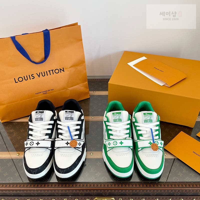 Louis Vuitton 루이비통 LV 트레이너 스니커즈 레플리카 1번 이미지 - 신발 | 세미샵 레플리카 사이트