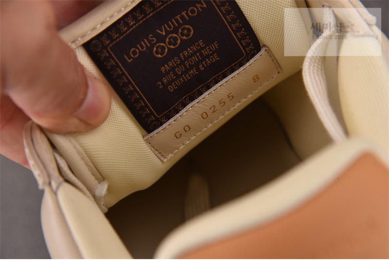 Louis Vuitton 루이비통 x 니고 버터 소프트 스니커즈 베이지 신발 8번 이미지