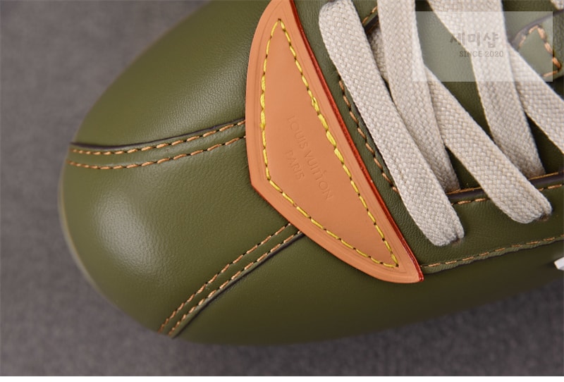 Louis Vuitton 루이비통 x 니고 LV 버터소프트 스니커즈 카키 신발 4번 이미지