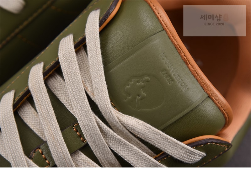 Louis Vuitton 루이비통 x 니고 LV 버터소프트 스니커즈 카키 신발 8번 이미지