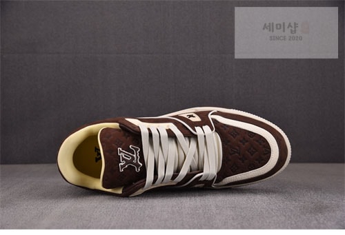 Louis Vuitton 루이비통 x 타일러 크리에이터 LV 트레이너 모카 신발 3번 이미지