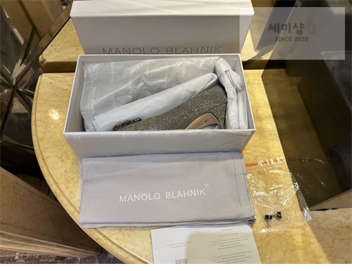 Manolo Blahnik 마놀로 블라닉 한가시 펌프스 글리터 신발 13번 이미지