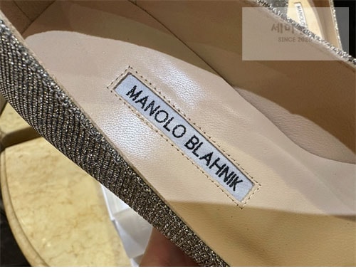 Manolo Blahnik 마놀로 블라닉 한가시 펌프스 글리터 신발 9번 이미지