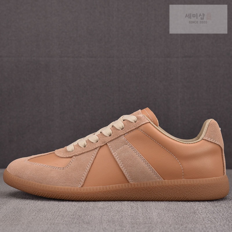 Maison Margiela 메종 마르지엘라 독일군 스니커즈 샤무어 베이지 레플리카 1번 이미지 - 신발 | 세미샵 레플리카 사이트