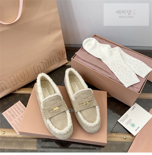Miu Miu 미우미우 스웨이드 로퍼 신발 21번 이미지