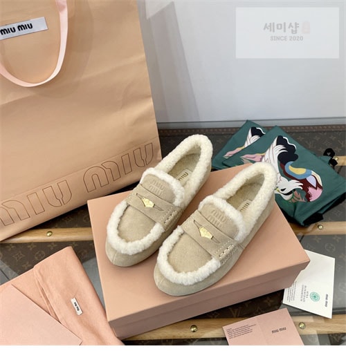 Miu Miu 미우미우 스웨이드 로퍼 신발 10번 이미지