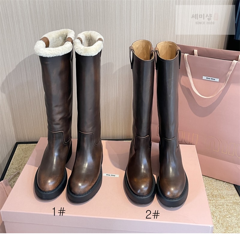 Miu Miu 미우미우 시에나 롱 부츠 신발 2번 이미지