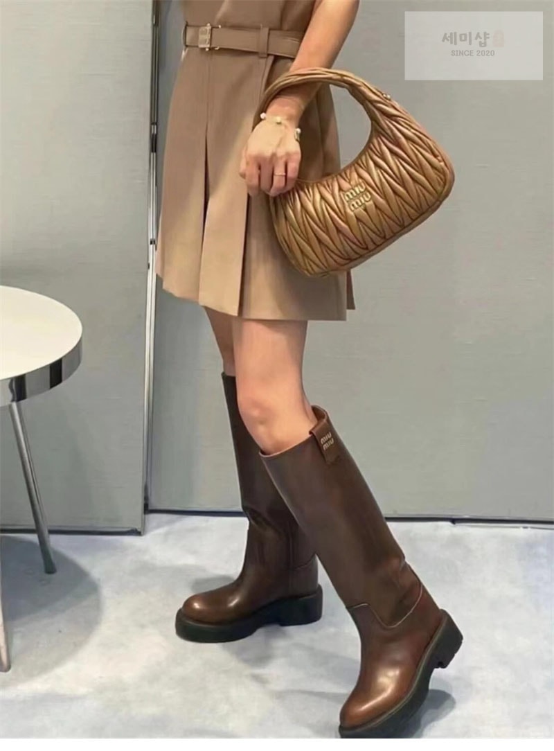 Miu Miu 미우미우 시에나 롱 부츠 신발 4번 이미지