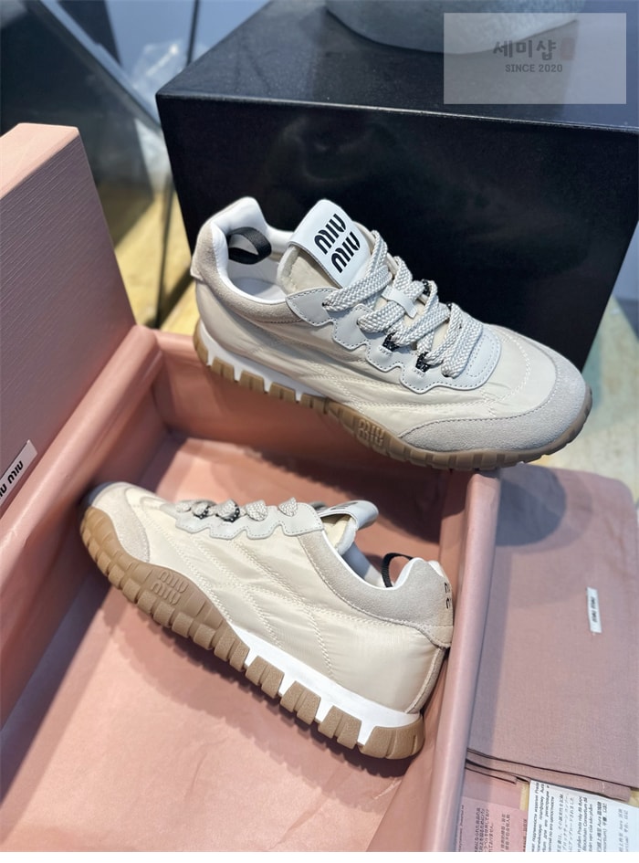 Miu Miu 미우미우 타이어 기능성 테크니컬 스니커즈 신발 6번 이미지