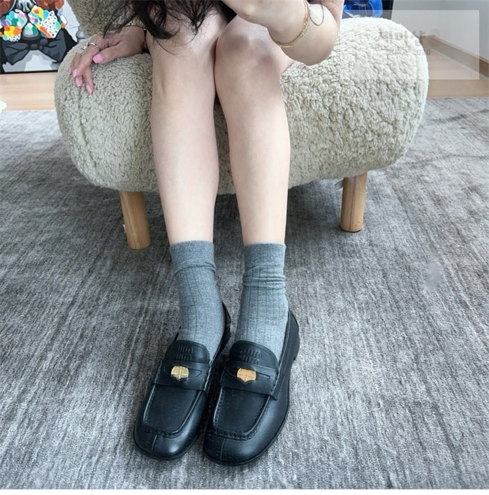 Miu Miu 미우미우 25SS 클래식 페니로퍼 블랙 신발 12번 이미지