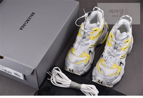 Balenciaga 발렌시아가 러너 2.0 화이트/옐로우 신발 7번 이미지