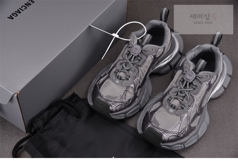 Balenciaga 발렌시아가 3XL 스니커즈 나일론 그레이 신발 2번 이미지