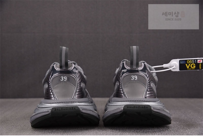 Balenciaga 발렌시아가 3XL 스니커즈 나일론 그레이 신발 12번 이미지