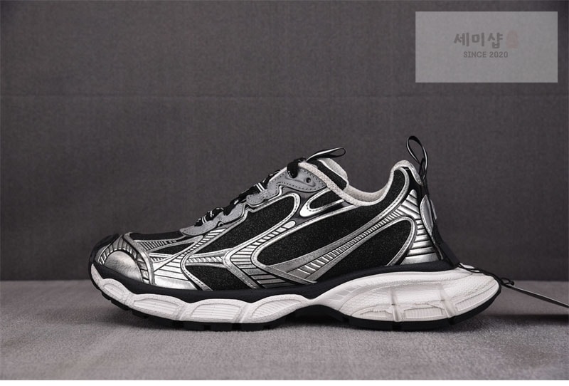 발렌시아가 발렌시아가 3XL 원아웃 이팩트 스니커즈 블랙 실버 신발 9번 이미지
