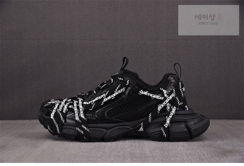 Balenciaga 발렌시아가 3XL 익스트림 레이스 스니커즈 블랙 신발 2번 이미지