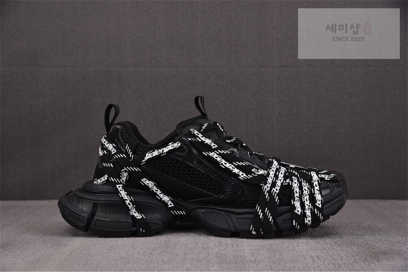 Balenciaga 발렌시아가 3XL 익스트림 레이스 스니커즈 블랙 신발 3번 이미지