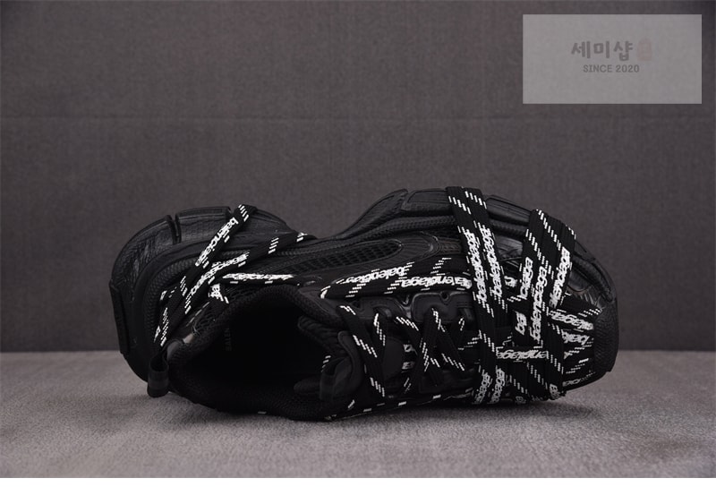Balenciaga 발렌시아가 3XL 익스트림 레이스 스니커즈 블랙 신발 4번 이미지
