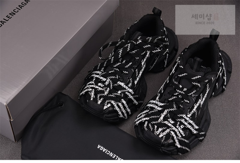 Balenciaga 발렌시아가 3XL 익스트림 레이스 스니커즈 블랙 신발 12번 이미지