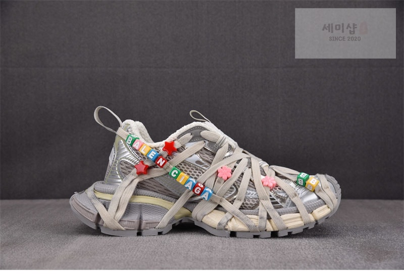 발렌시아가 발렌시아가 3XL 익스트림 레이스 스니커즈 에그쉘 멀티 신발 8번 이미지