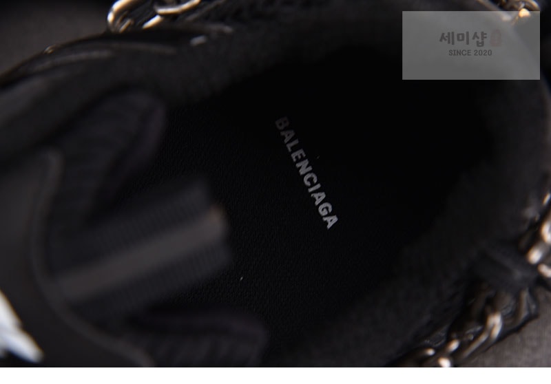 Balenciaga 발렌시아가 3XL 체인 스니커즈 블랙 신발 13번 이미지