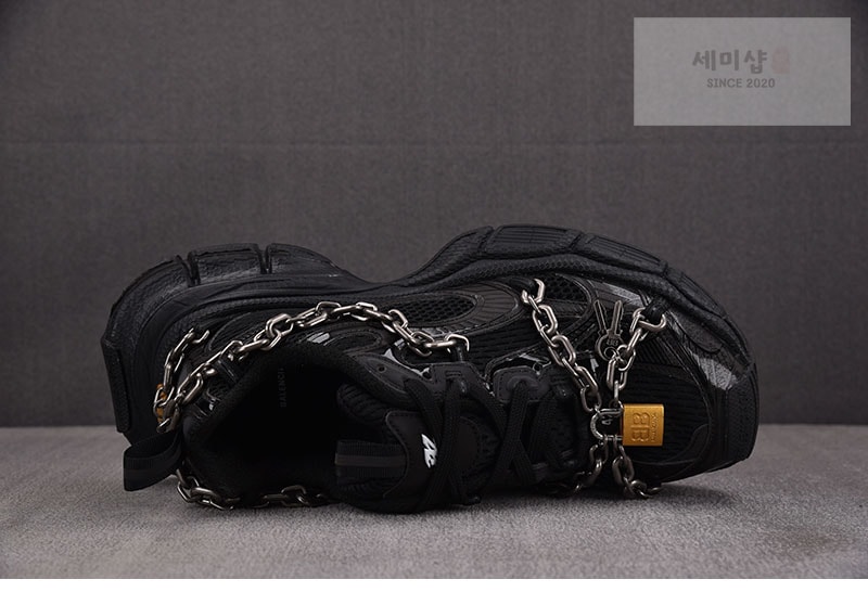 Balenciaga 발렌시아가 3XL 체인 스니커즈 블랙 신발 12번 이미지
