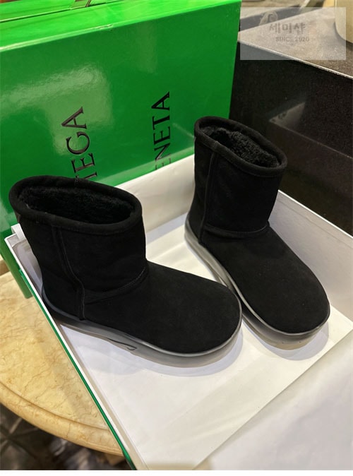 Bottega Veneta 보테가베네타 스냅 앵클 시어링 어그 부츠 신발 7번 이미지