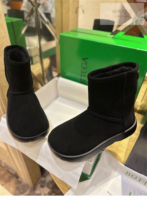 Bottega Veneta 보테가베네타 스냅 앵클 시어링 어그 부츠 신발 8번 이미지