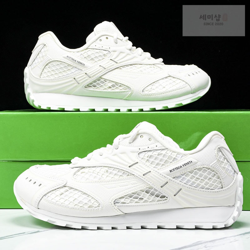 Bottega Veneta 보테가베네타 화이트 오브릿 메쉬 스니커즈 신발 29번 이미지