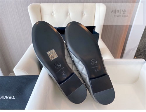 C H A N E L 샤넬 램스킨 퀼팅 발레리나 플랫 슈즈 신발 9번 이미지