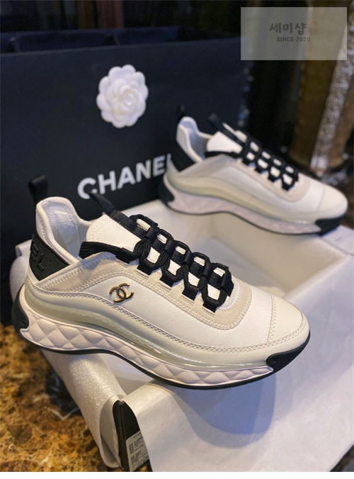 C H A N E L 샤넬 믹스드파이버 스니커즈 신발 13번 이미지