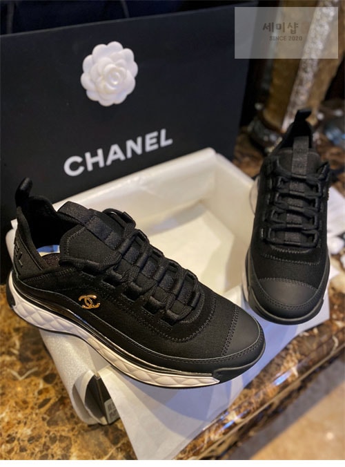 C H A N E L 샤넬 믹스드파이버 스니커즈 신발 32번 이미지