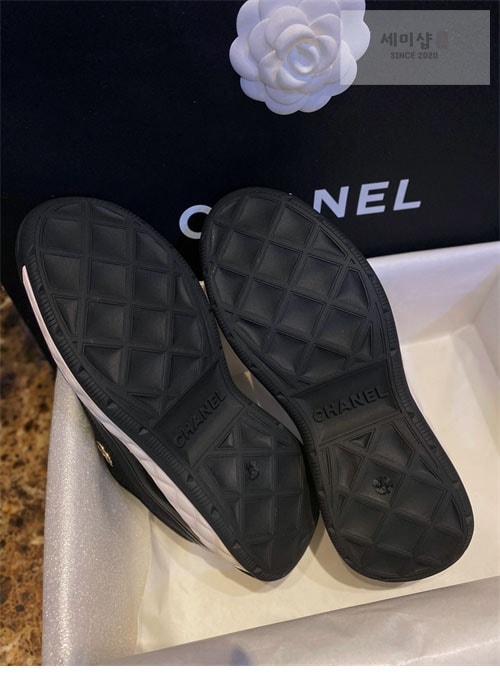C H A N E L 샤넬 믹스드파이버 스니커즈 신발 34번 이미지