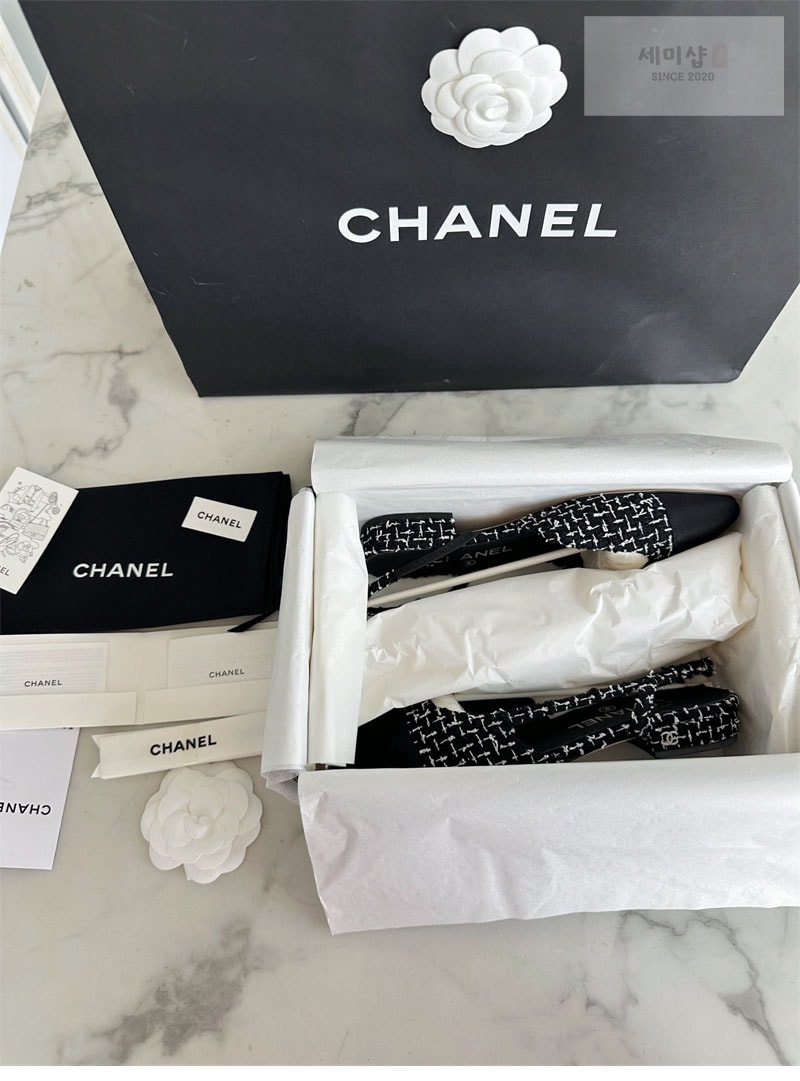 C H A N E L 샤넬 슬링백 샌들 신발 2번 이미지