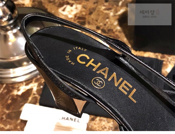 C H A N E L 샤넬 슬링백 클래식 고트스킨 7cm 신발 8번 이미지