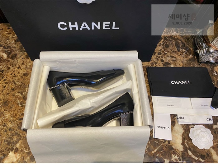 C H A N E L 샤넬 체인 펌프스 신발 2번 이미지