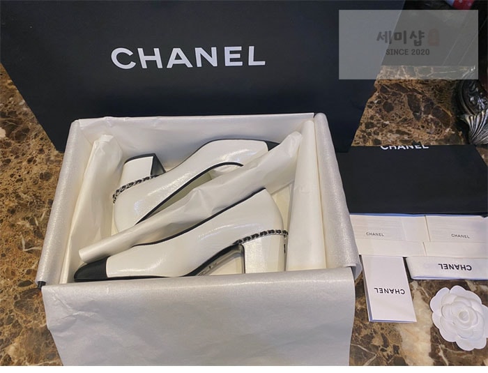 C H A N E L 샤넬 체인 펌프스 신발 2번 이미지