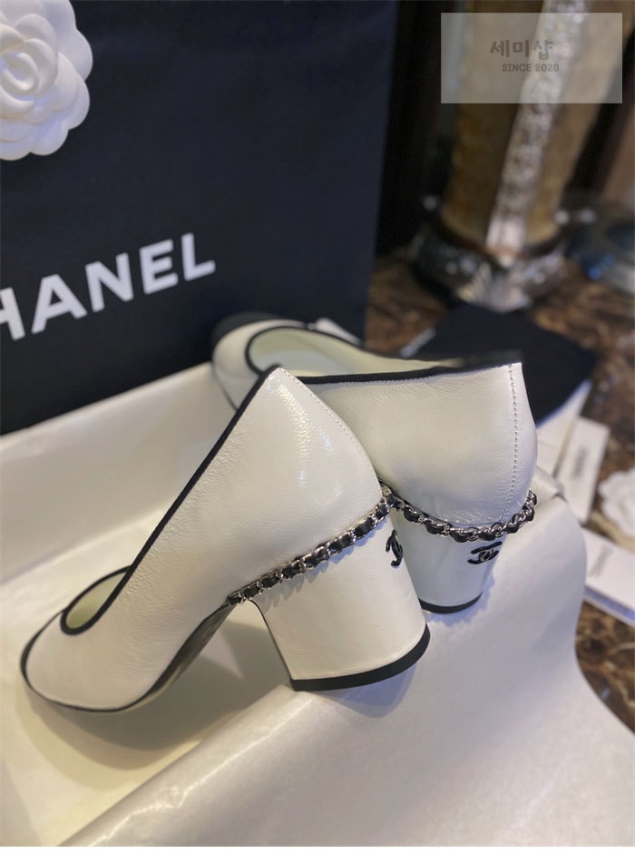 C H A N E L 샤넬 체인 펌프스 신발 15번 이미지